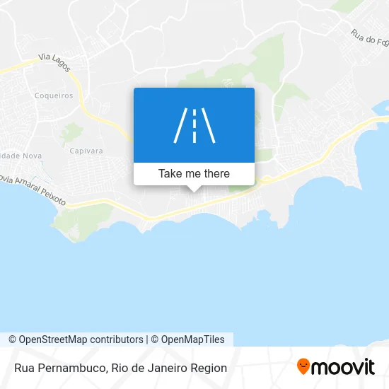 Rua Pernambuco map