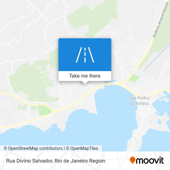 Rua Divino Salvador map