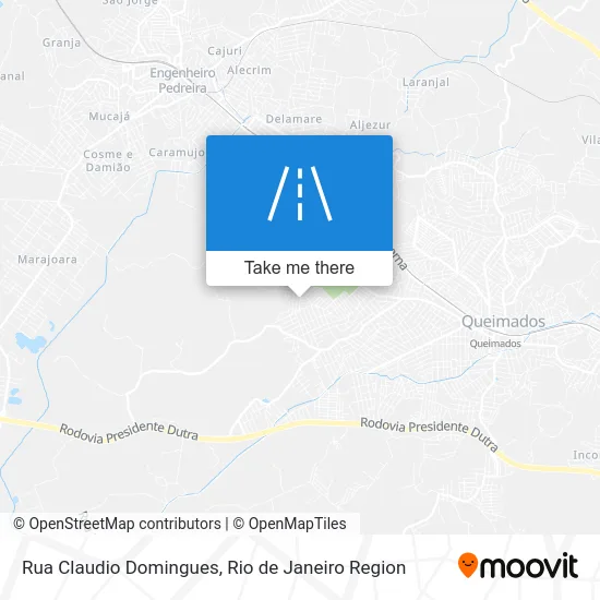 Rua Claudio Domingues map