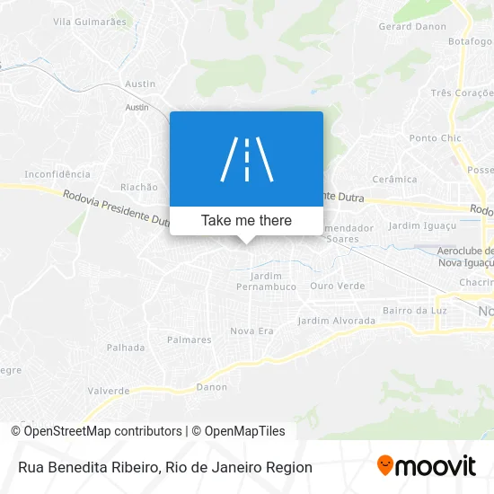 Rua Benedita Ribeiro map