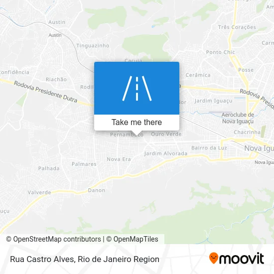 Rua Castro Alves map