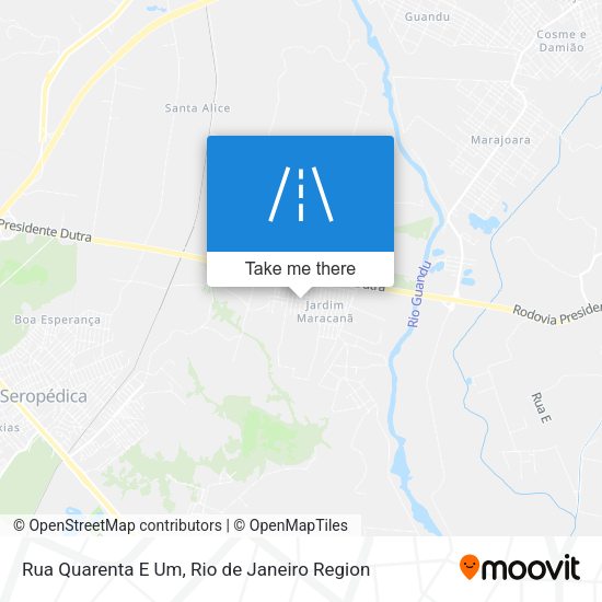 Rua Quarenta E Um map