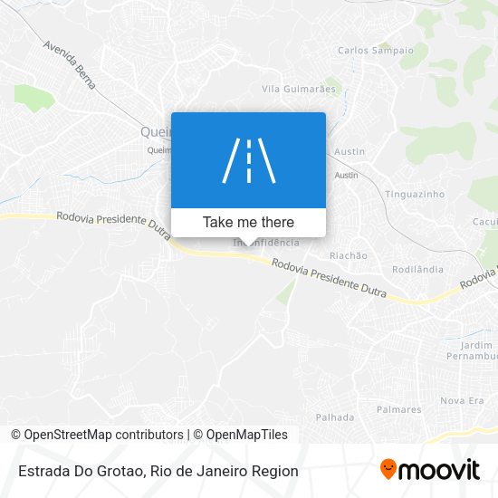 Estrada Do Grotao map