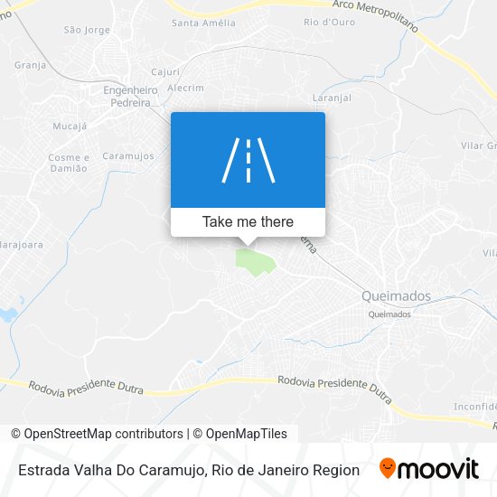 Estrada Valha Do Caramujo map