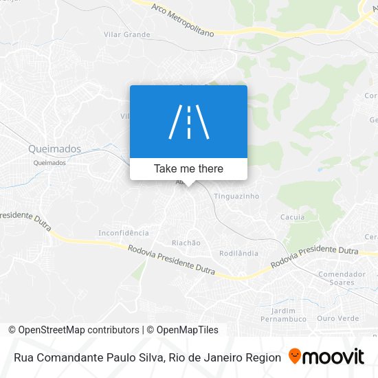 Rua Comandante Paulo Silva map