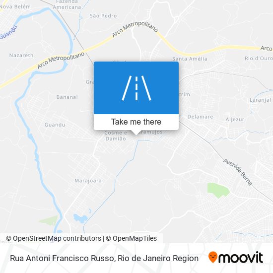 Rua Antoni Francisco Russo map