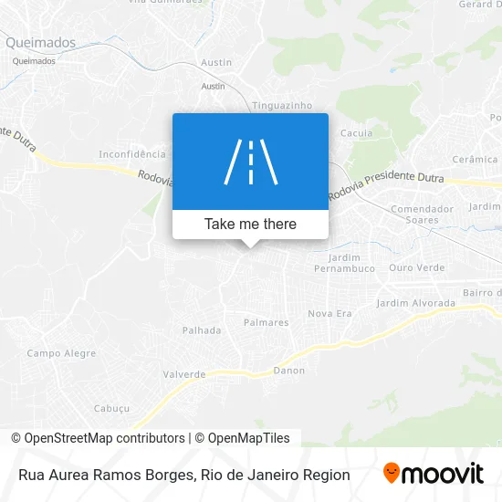 Rua Aurea Ramos Borges map