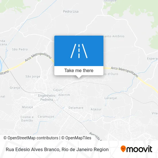 Rua Edesio Alves Branco map