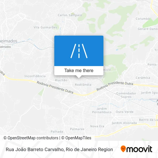 Rua João Barreto Carvalho map