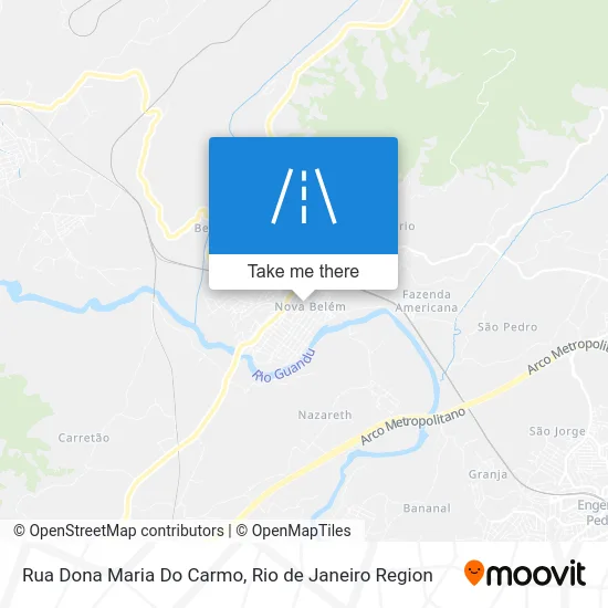Rua Dona Maria Do Carmo map
