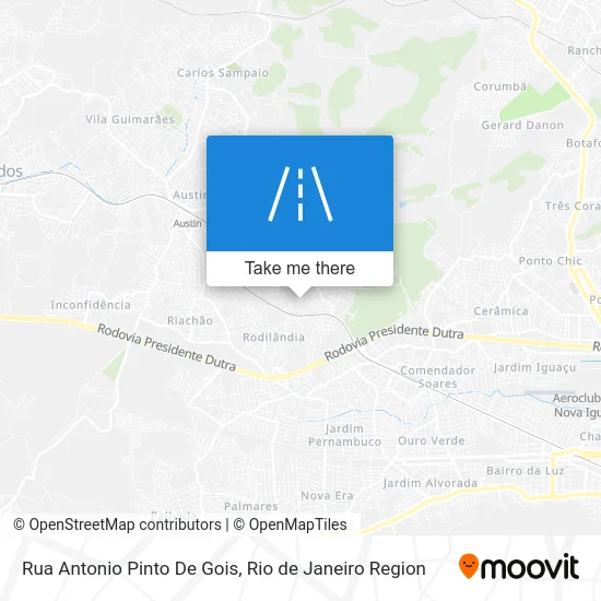 Rua Antonio Pinto De Gois map