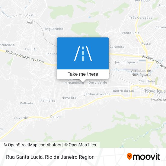 Rua Santa Lucia map