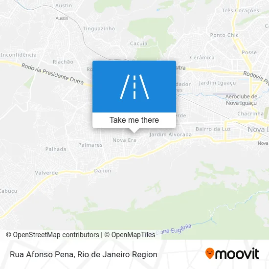 Rua Afonso Pena map
