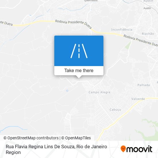 Rua Flavia Regina Lins De Souza map