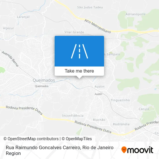 Rua Raimundo Goncalves Carreiro map