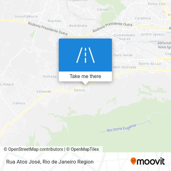 Rua Atos José map