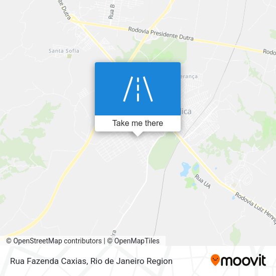 Rua Fazenda Caxias map