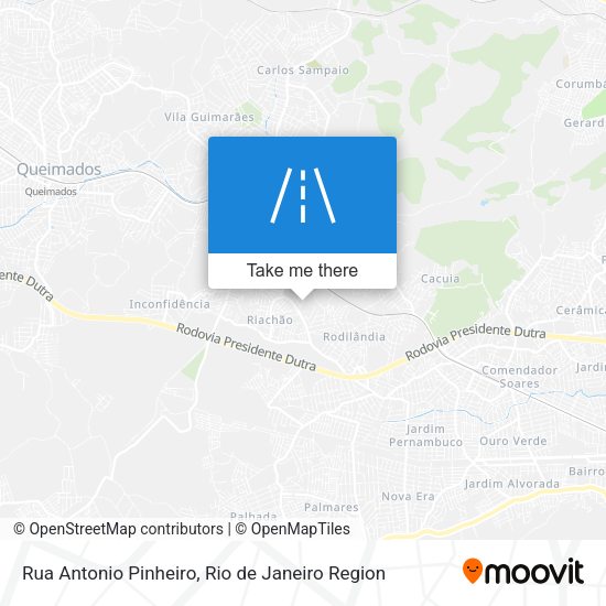 Rua Antonio Pinheiro map