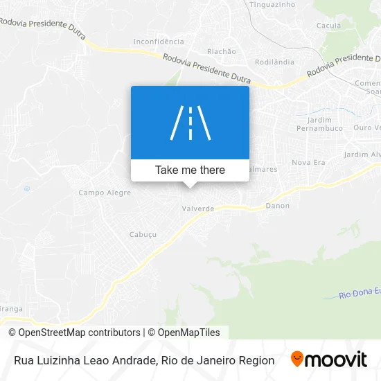 Rua Luizinha Leao Andrade map