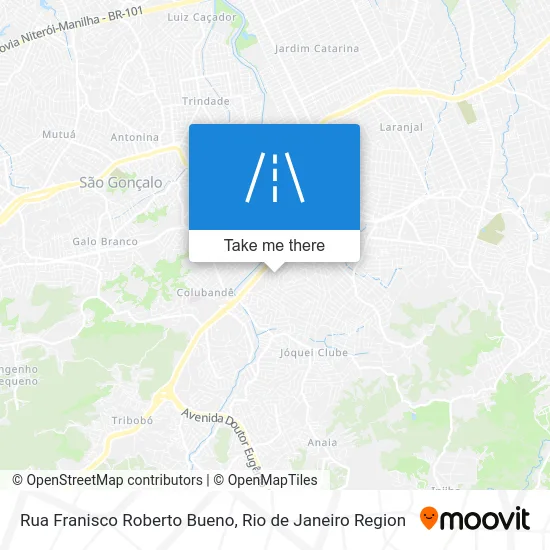 Rua Franisco Roberto Bueno map