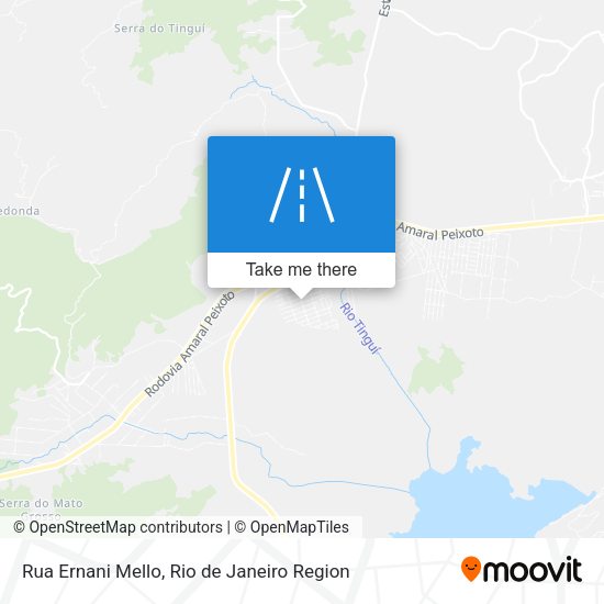 Rua Ernani Mello map