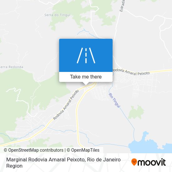 Marginal Rodovia Amaral Peixoto map