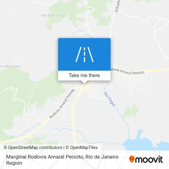 Marginal Rodovia Amaral Peixoto map