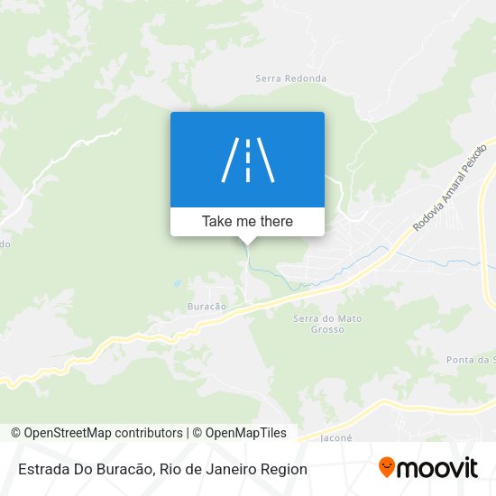 Estrada Do Buracão map