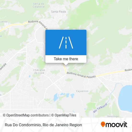 Rua Do Condominio map