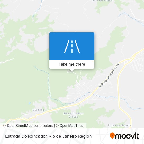 Estrada Do Roncador map