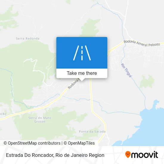 Estrada Do Roncador map