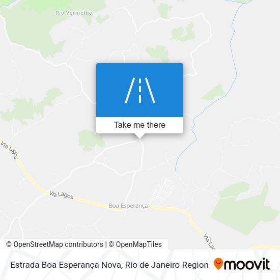 Estrada Boa Esperança Nova map