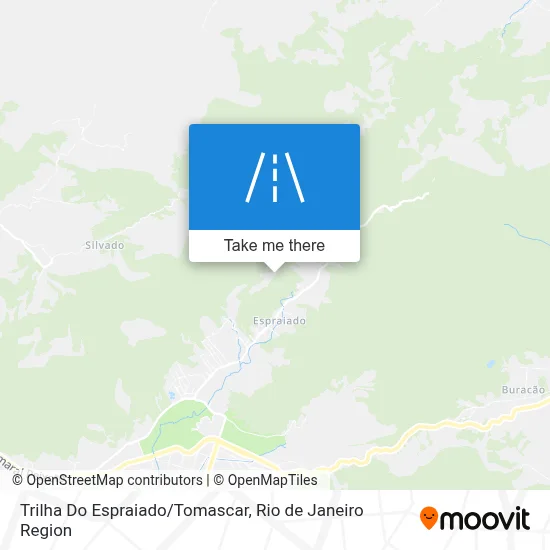 Trilha Do Espraiado/Tomascar map