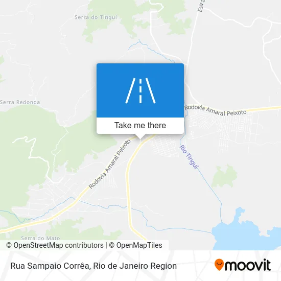 Rua Sampaio Corrêa map