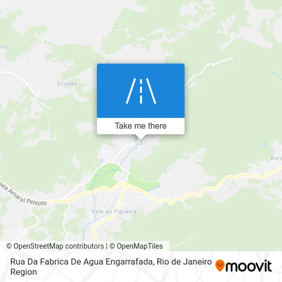 Rua Da Fabrica De Agua Engarrafada map