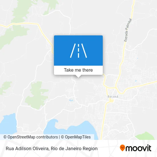 Rua Adilson Oliveira map