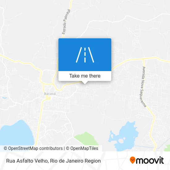 Rua Asfalto Velho map