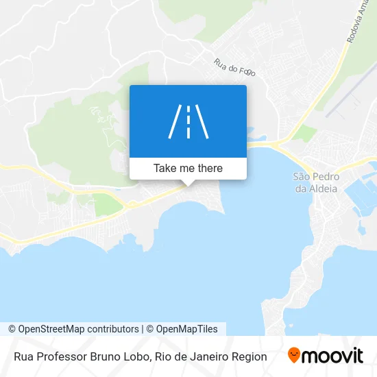 Rua Professor Bruno Lobo map