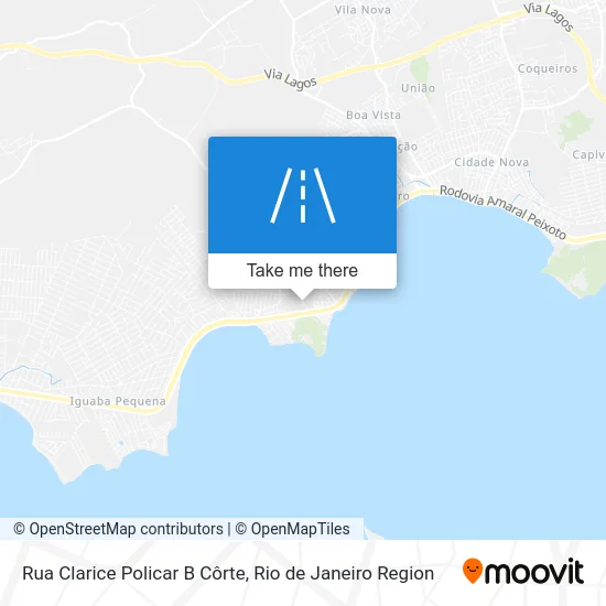 Rua Clarice Policar B Côrte map