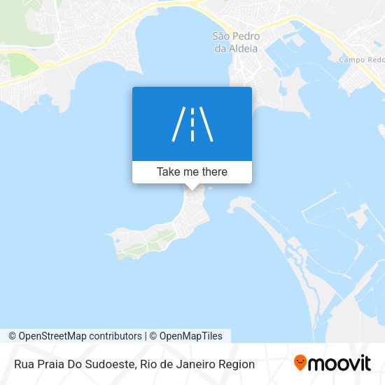 Rua Praia Do Sudoeste map