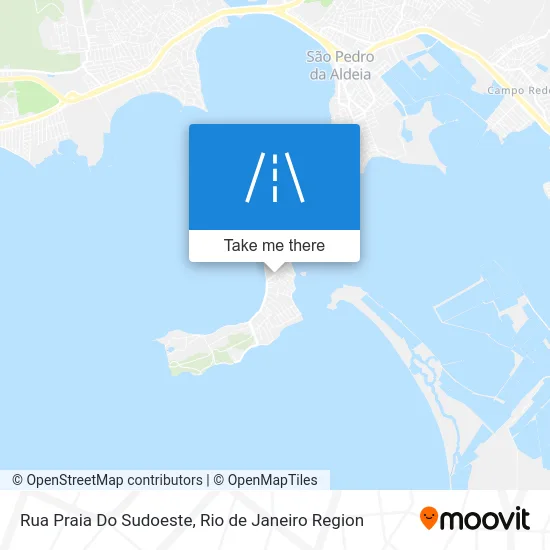 Rua Praia Do Sudoeste map