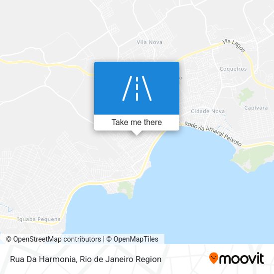 Rua Da Harmonia map