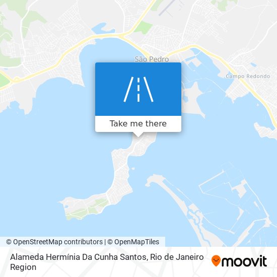 Mapa Alameda Hermínia Da Cunha Santos