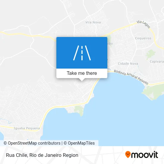 Rua Chile map