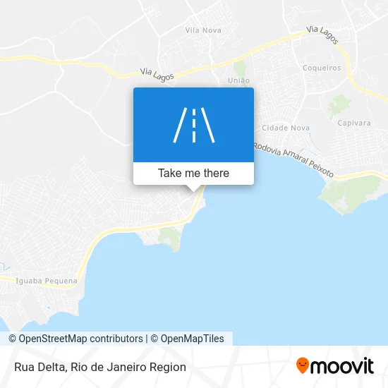 Rua Delta map
