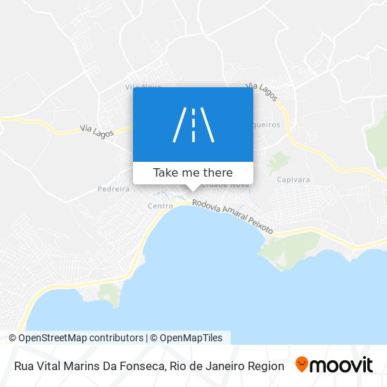 Mapa Rua Vital Marins Da Fonseca