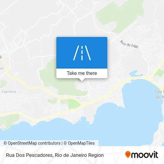 Rua Dos Pescadores map