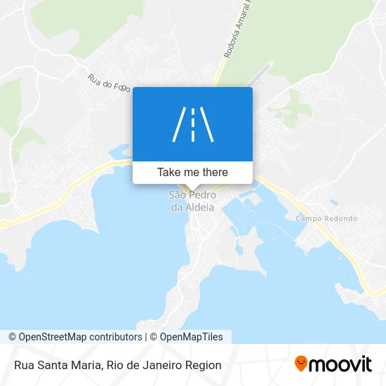 Rua Santa Maria map