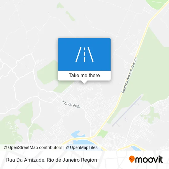 Rua Da Amizade map