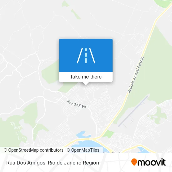 Rua Dos Amigos map